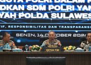 Puslitbang Polri Gelar Penelitian Evaluasi Website dan Peralatan yang Digunakan pada Rekrutmen di Polda Sulsel