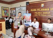 Kapolres Cek Kesiapan Pelayanan Publik Polres Sidrap