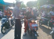 Hari Ketiga, Personel BKO Satlantas Polres Gowa Sosialisasikan Ops Zebra Pallawa 2024
