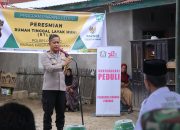 Peresmian dan Penyerahan Kunci Bedah Rumah oleh Kapolres Pinrang