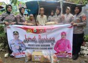 Program Jumat Berbagi Kapolres Bone Kembali Menyasar Masyarakat Kurang Mampu di Dua Kecamatan
