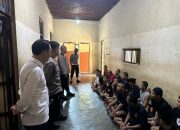 Kapolres Polman Kontrol Rumah Tahanan Polres Polman
