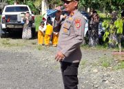 Hari Santri Nasional Polsek Pitumpanua Polres Wajo di Kunjungi Santri /Santriwati Ponpes Al Mubarak DDI Tobarakka