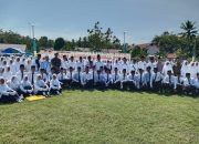 Kapolsek Ganra Wakili Kapolres Soppeng Hadiri Upacara Dalam Rangka Hari Santri