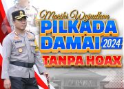 Kapolres Wajo, Mariki Wujudkan Pilkada Damai Tampa Hoax