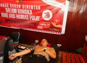 Meriahkan HUT Humas Polri, Bidhumas Polda Sulbar Gelar Donor Darah