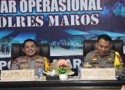Bahas Pengamanan Pilkada,Polres Maros Anev Gelar Operasi