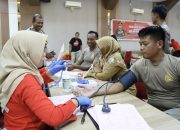 Polres Palopo Gelar Donor Darah Dalam Rangka HUT Humas Ke 73 Tahun
