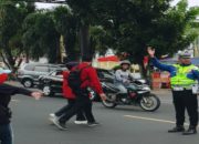 Sat Lantas Polres Parepare Berikan Pelayanan Pengamanan Arus Lalu Lintas Selama Kampanye Paslon Walikota