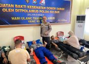 Ditpolairud Polda Sulbar Gelar Aksi Donor Darah dalam Meriahkan HUT Polairud ke-74