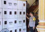 Kapolres dan Dandim Sidrap Awasi Ketat Penyortiran Surat Suara di Gudang Logistik KPU