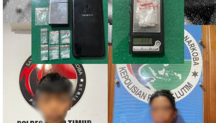 Kasat Narkoba Polres Luwu Timur Pimpin Penangkapan 2 Pelaku Penyalahgunaan Sabu
