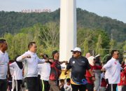 Kapolres Luwu Hadiri Jalan Sehat Dalam Rangka HUT Sulsel ke 355