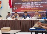 Polres Sidrap Siap Kawal Pilkada, Kabag Ops Hadiri Rakor Persiapan Petugas TPS di KPU