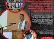 Pilkada Semakin Dekat, Polres Toraja Utara Gelar Minggu Kasih di Gereja Toraja Jemaat Tallung Penanian