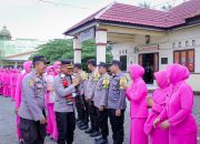 Kunjungan Kerja Kapolres Pinrang dan Ketua Bhayangkari Cabang Pinrang ke Polsek Duampanua