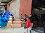 Personel Polres Tator Amankan Proses Pelipatan Surat Suara Pilkada