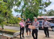 Satlantas Polres Luwu Tanggap Bencana, Serahkan Bantuan untuk Korban Angin Kencang di Desa Murante