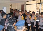 Kapolres Soppeng Pimpin Apel Gabungan Dalam Rangka Kesiapan Pengamanan Debat Publik