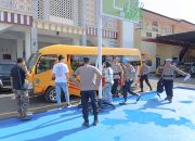 Polres Sidrap Berangkatkan 38 Personel untuk Amankan Debat Publik Paslon di Makassar