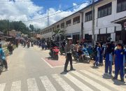 Sat Lantas Polres Mamasa Gatur Siang di SMP Negeri 1 Mamasa
