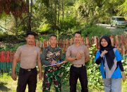 Senam Bersama Penyelenggara Pemilihan Serentak 2024 di Puskesmas Sesenapadang, Bhabinkamtibmas Polsek Mamasa Berikan Himbauan