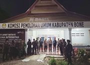 Personel Polres Bone bersama Instansi Terkait Lainnya Gelar Patroli Malam Hari di Sejumlah Titik