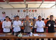 Kapolres Bone Pimpin Press Release Hasil Ungkap, 617 Gram Sabu Diamankan Dari Jaringan Malaysia