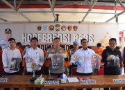 Kapolres Bone Rilis Hasil Ungkap Judi Online, 15 Pelaku Diamankan Beserta 2 Mobil