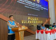 96 Calon Peserta Bakomsus Polda Sulbar Ikuti Pengambilan Sumpah dan Penandatanganan Pakta Integritas