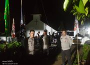 Personil Polsek Sumarorong Polres Mamasa Laksanakan Pengamanan Kampanye Tatap Muka Pasangan Calon Bupati Mamasa di Kecamatan Sumarorong
