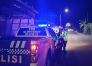 Blue Light Patrol Satlantas Polres Sinjai, Jamin Kamseltibcar lantas Malam Hari.