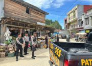 Sat Samapta Polres Mamasa Laksanakan Patroli Jalan Kaki untuk Jaga Kamtibmas