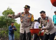 Kapolda Sulbar Lepas Ribuan Benih Kepiting, Dorong Ketahanan Pangan dan Lestarikan Ekosistem Laut