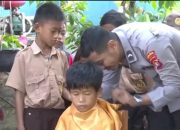 Program Inovatif Binmas Airud Polda Sulbar “Ganteng Cukur Gratis”!