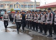 Kapolres Bone Pimpin Apel Pengecekan Kelengkapan Personel Pengamanan TPS Pilkada 2024