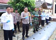Launching Gugus Tugas polri Mendukung Ketahanan Pangan, Kapolres Majene bersama Stakeholder Tanam Bibit Cabai
