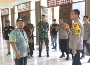 Jelang Hari Pencoblosan Kapolres Parepare Bersama PJU Cek Kondisi PPK Kecamatan