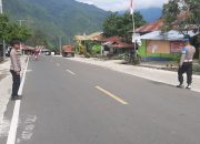 Polsek Pana Polres Mamasa Laksanakan Pengamanan Ambang Gangguan di Jalan Poros Mamas Tana Toraja