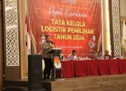Ini Penyampaian Kapolres Bone Saat Hadiri Rapat Koordinasi Tata Kelola Logistik Pemilihan