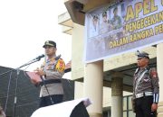 Pimpin Apel Gelar Pasukan, Kapolres Soppeng: Pengecekan Akhir Kesiapan Personel