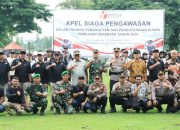 Kapolres Soppeng Hadiri Apel Pengawasan Dalam Rangka Pemungutan dan Penghitungan Suara