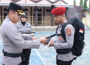 Polres Majene Gelar Apel Pergeseran Pasukan Pengamanan TPS, Sebanyak 260 Personel Dilibatkan