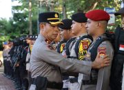 Polres Luwu Laksanakan Apel Pergeseran Pasukan untuk Pengamanan TPS Pilkada 2024