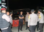 Kapolres Wajo Pimpin Patroli Skala Besar Jelang Pilkada Serentak 2024