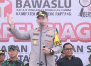 Kapolres Sidrap bersama Forkopimda, KPU, Bawaslu Mantapkan Kesiapan Pilkada 2024 di Pelataran Monumen Ganggawa