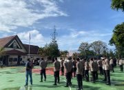 Jelang Pemungutan dan penghitungan surat suara Pilkada Serentak 2024 Kab. Mamasa, Waka Polres Mamasa Pimpin Apel Siaga