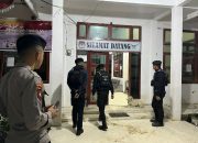 Personel Sat Samapta Polres Mamasa Laksanakan Patroli Malam, Jaga Situasi Kamtibmas Tetap Kondusif
