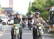 Kapolres dan Dandim Sidrap Patroli Gabungan Pantau TPS di Hari Pencoblosan