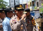 Pastikan Berjalan Aman dan Lancar, Kapolres Maros Tinjau TPS